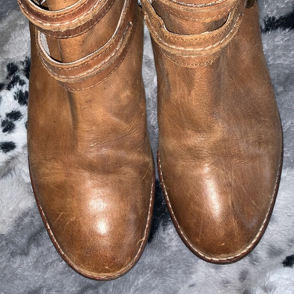 FREE PEOPLE Leather Braeburn Ankle Boots — 38/8 - Picture 6 of 11